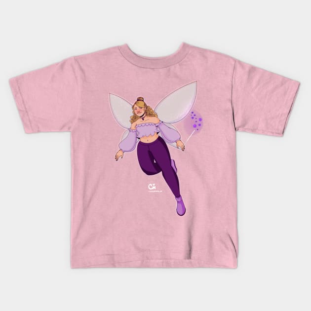 Amethyst Kids T-Shirt by CarmahnArt